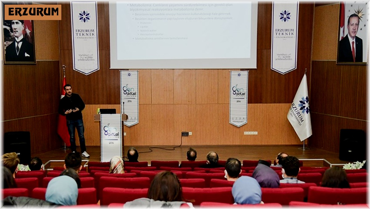 Öğrenci Kulübü Gen Aktuel, Biyolojik ve Metabolik araştırmalar üzerine bir konferans düzenledi