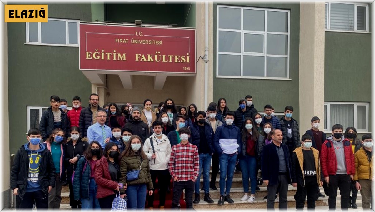 Öğrenciler Fırat Üniversitesini gezdi