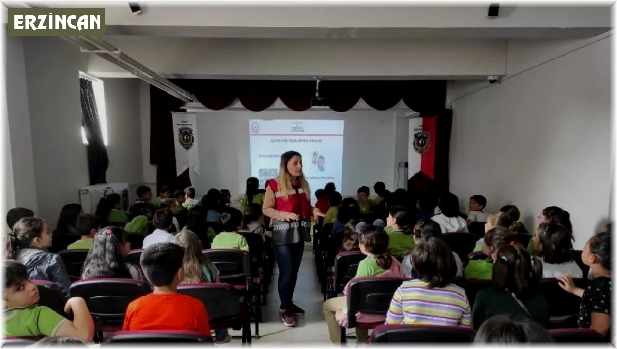 Öğrenciler suçtan korunma yöntemlerini öğreniyor