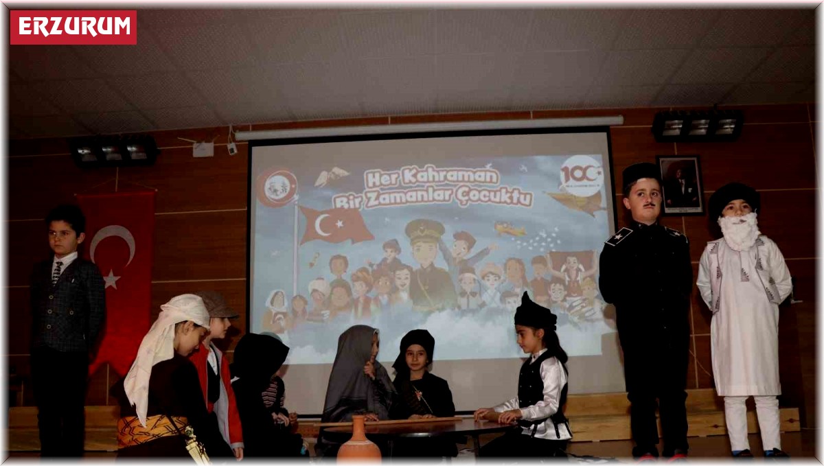 Öğrenciler "Tarih Yazan Çocuklar" programı ile beğeni topladı