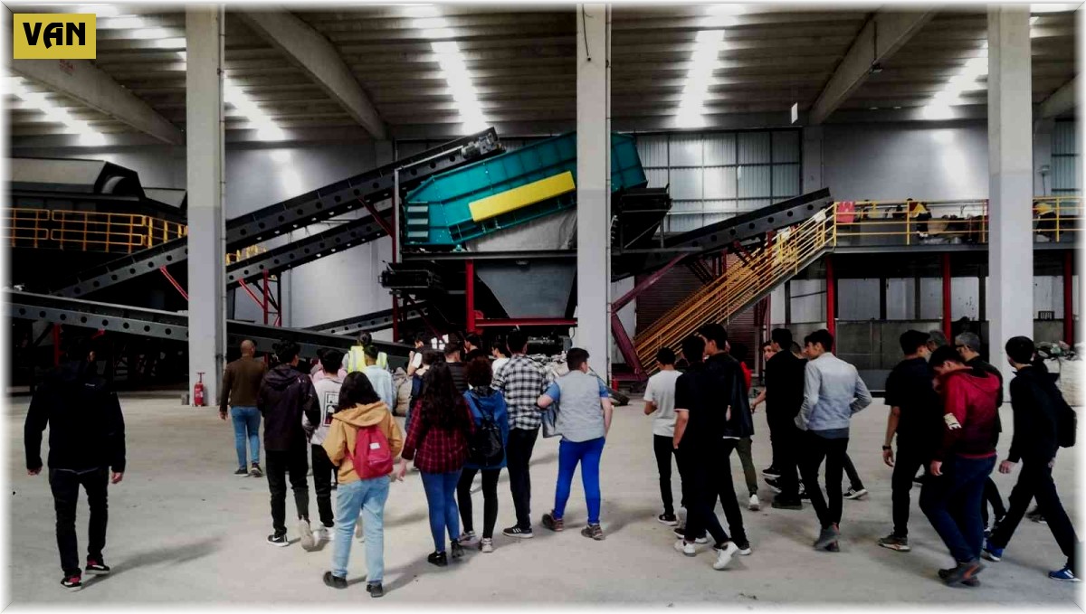 Öğrenciler Van Büyükşehir Belediyesinin çevreci tesislerini gezdi
