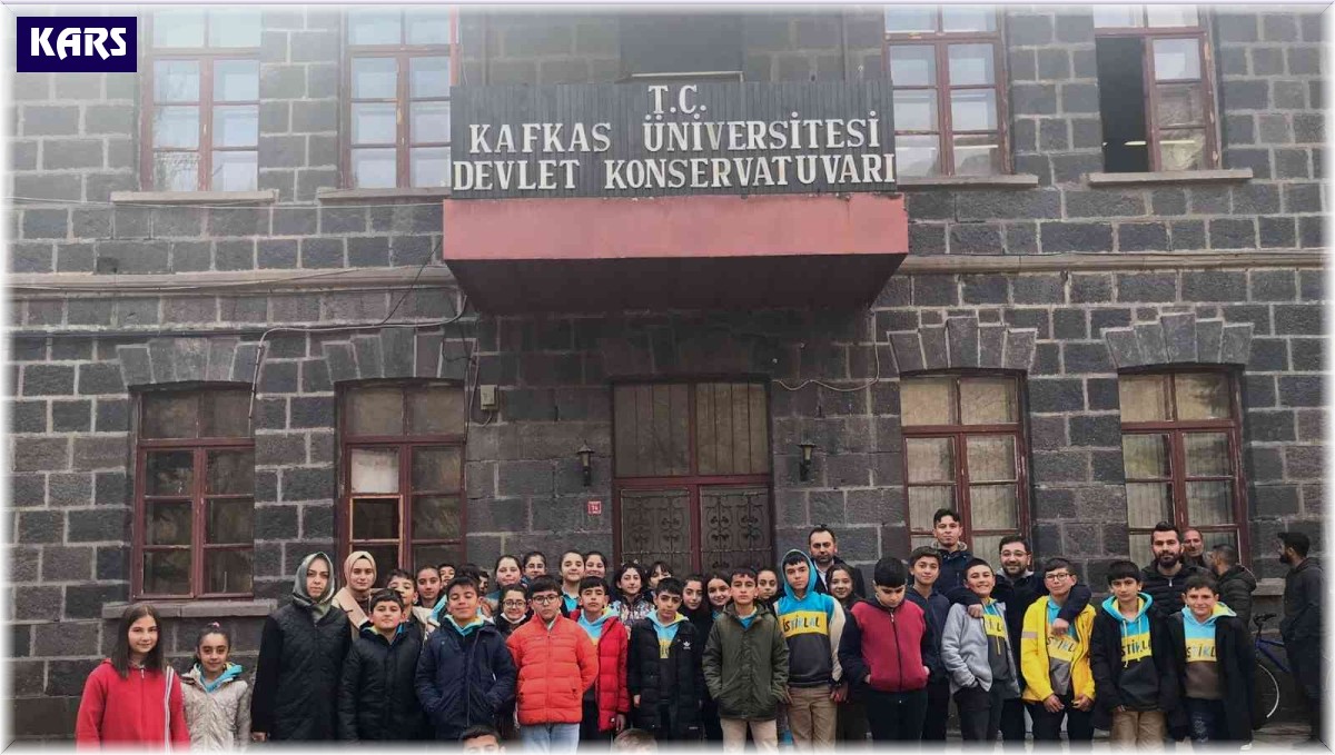 Öğrencilerden konservatuara ziyaret