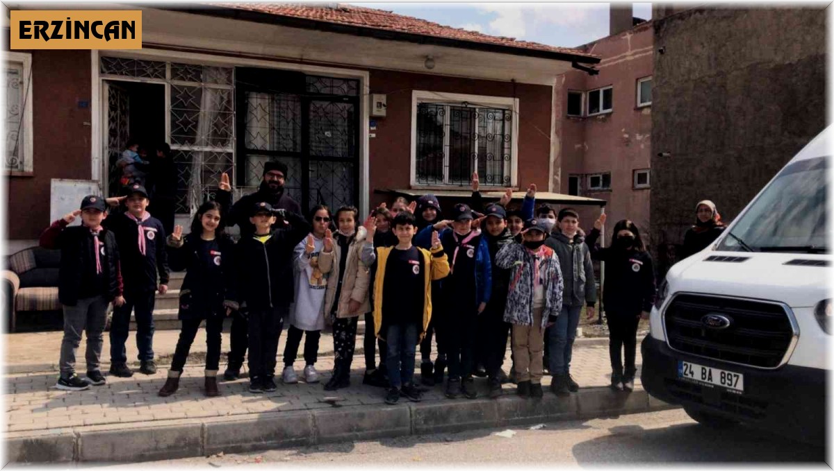 Öğrencilerden örnek davranış