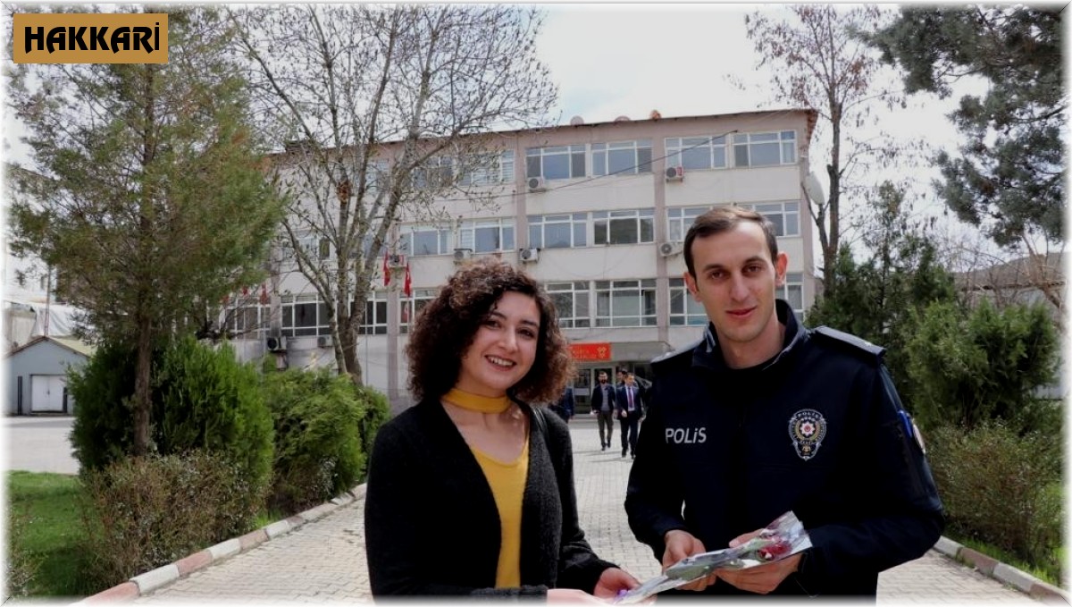 Öğrencilerden polislere ziyaret
