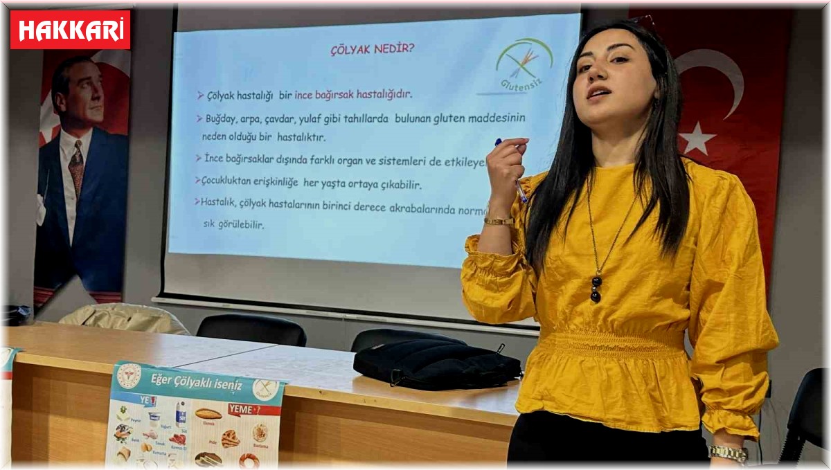 Öğrencilere çölyak hastalığı anlatılarak glutensiz yiyecekler ikram edildi
