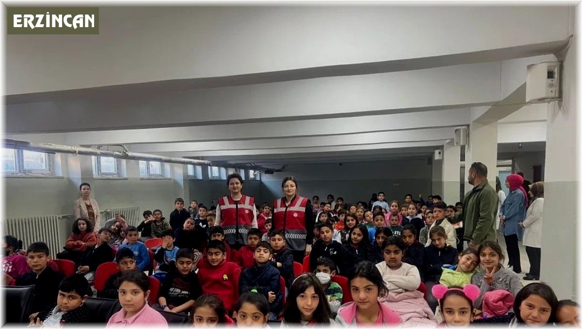 Öğrencilere suçtan korunma yöntemleri anlatılıyor