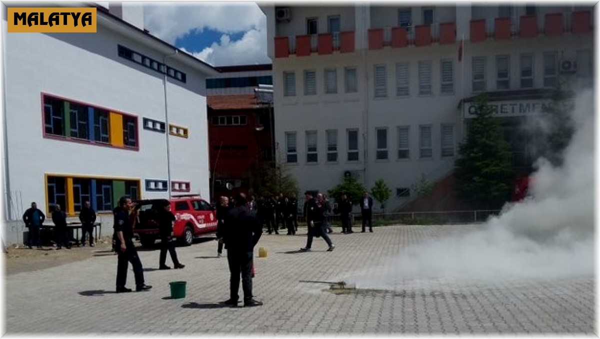 Öğrencileri heyecanlandıran tatbikat