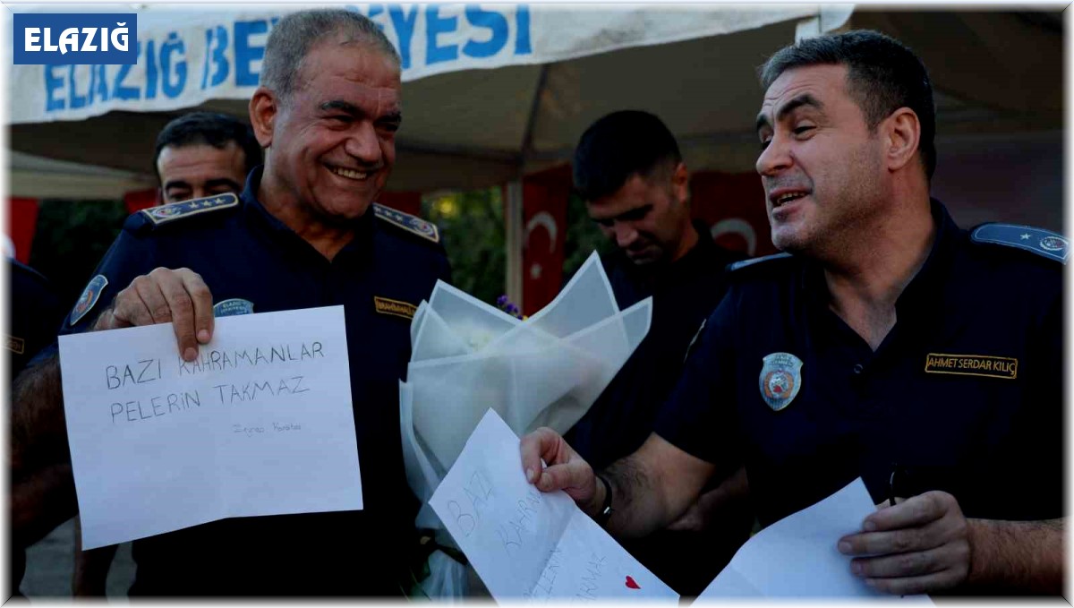 Öğrencilerin ziyaret ettiği depremzede itfaiyecilere anlamlı not