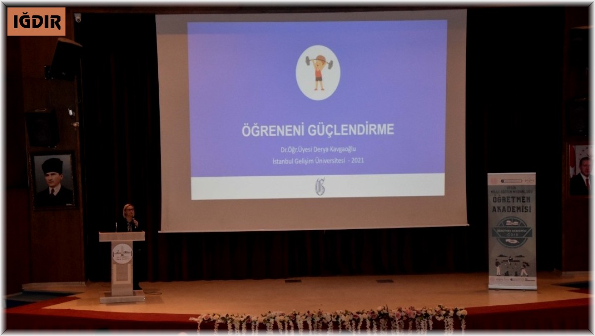 Öğretmenlere "Öğreneni Güçlendirme" konulu konferans verildi