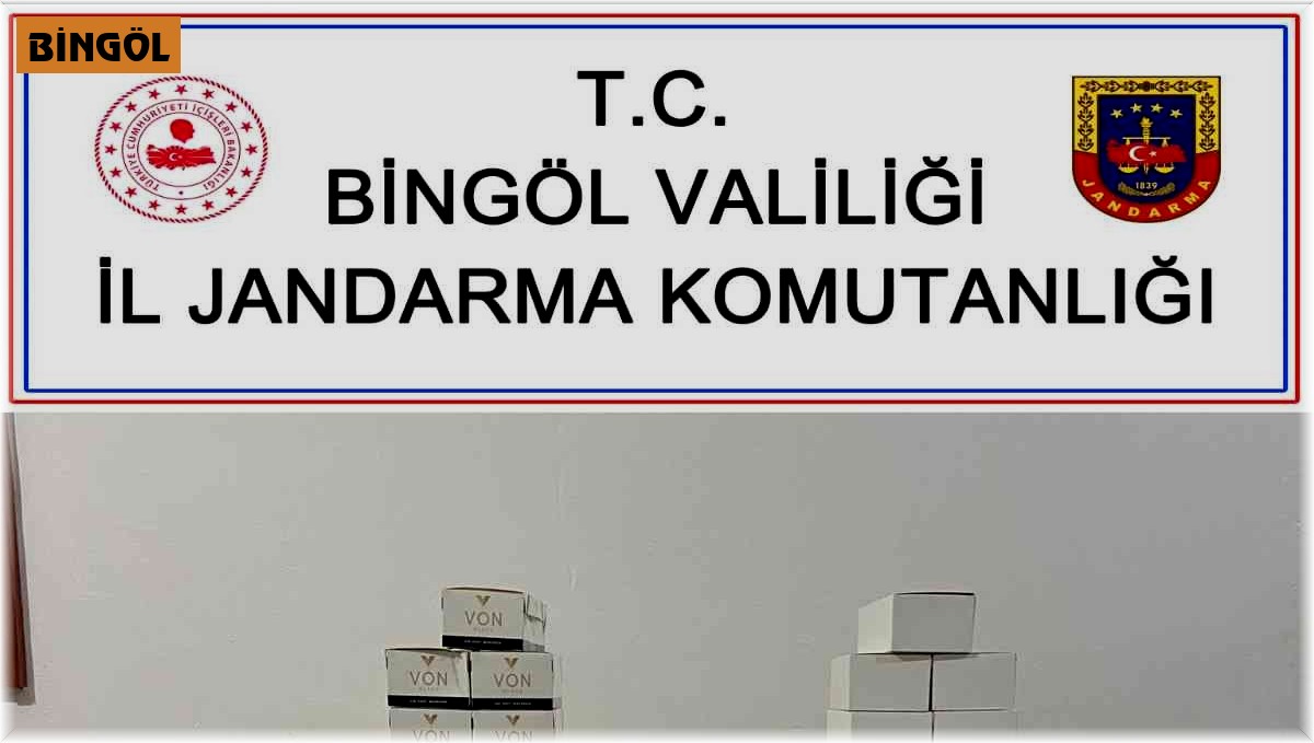 'Okşan' kokladı, Bingöl'de 20 bin adet bandrolsüz boş makaron ele geçirildi