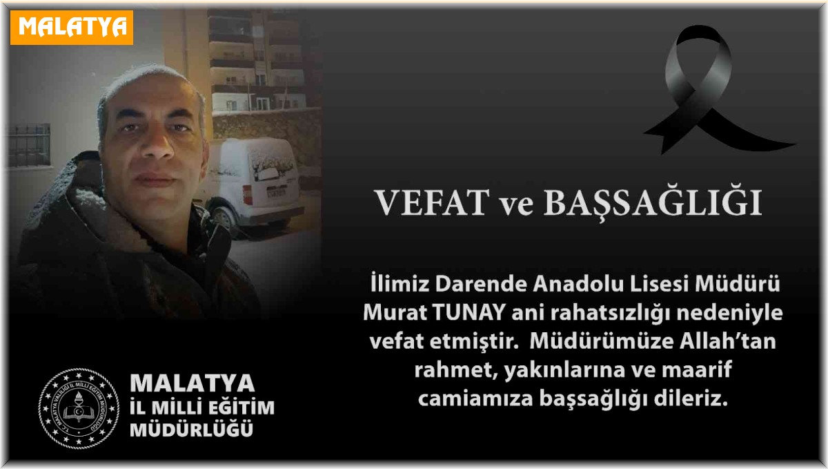 Okul Müdürü Tunay kalbine yenildi