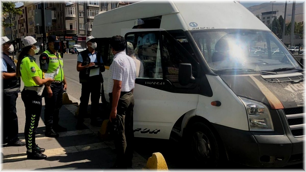 Okul servis araçlarına ortak denetim