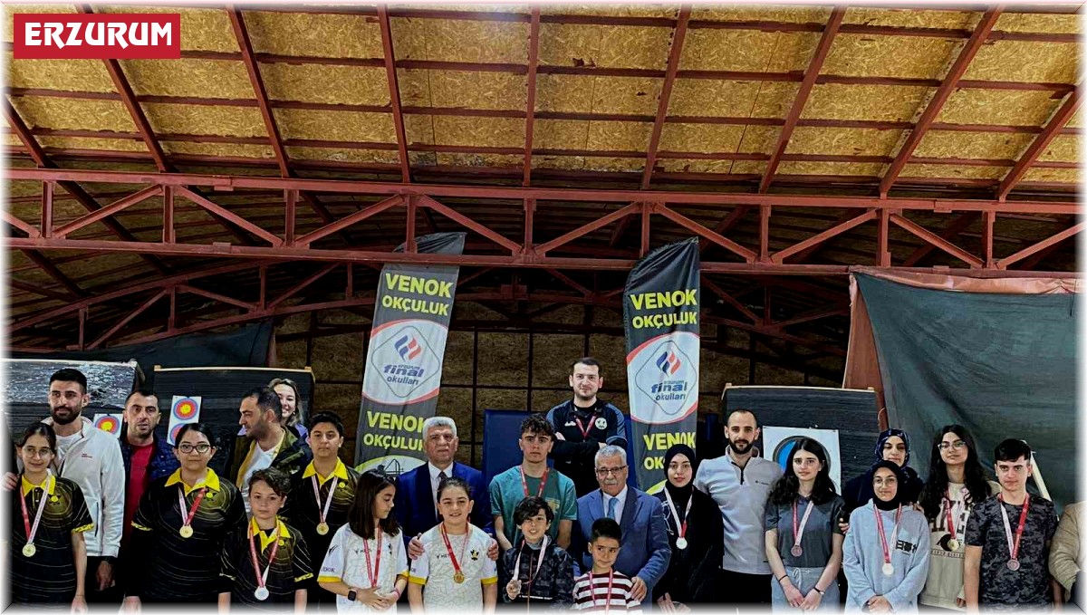 Okul Sporları okçuluk il şampiyonası Erzurum'da yapılıyor