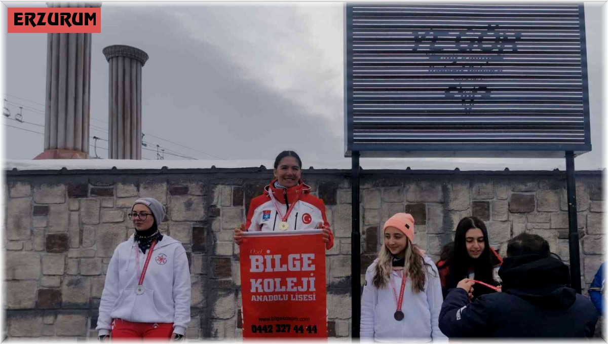 Okullar arası kayak sporları yarışmasında Bilge Koleji damgasını vurdu