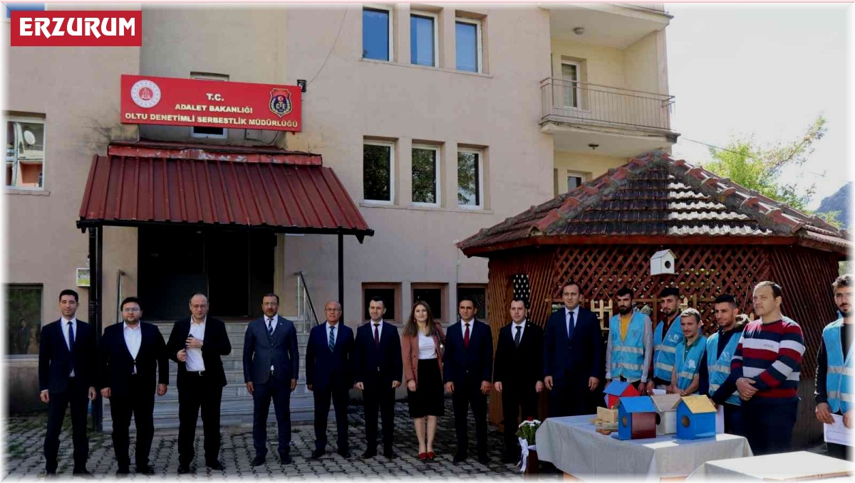 Oltu Adliyesi Ek Hizmet Binası, düzenlenen törenle hizmete girdi