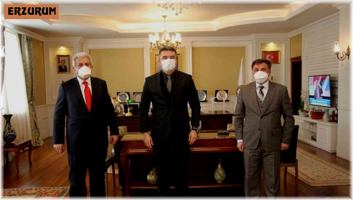 Oltu Belediye Başkanından Vali Memiş'e ziyaret