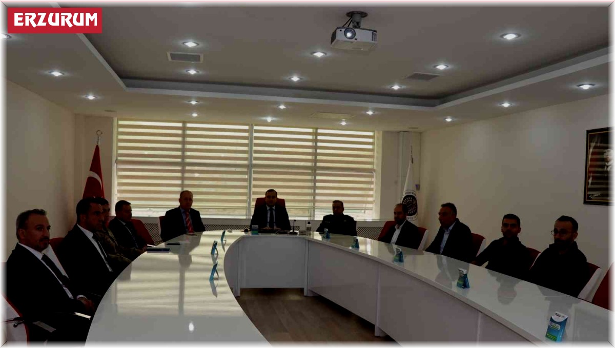 Oltu Beşeri ve Sosyal Bilimler Fakültesinde güvenlik toplantısı