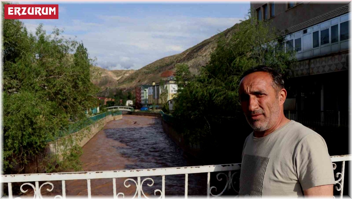 Oltu Çayı'nın debisi yükseliyor