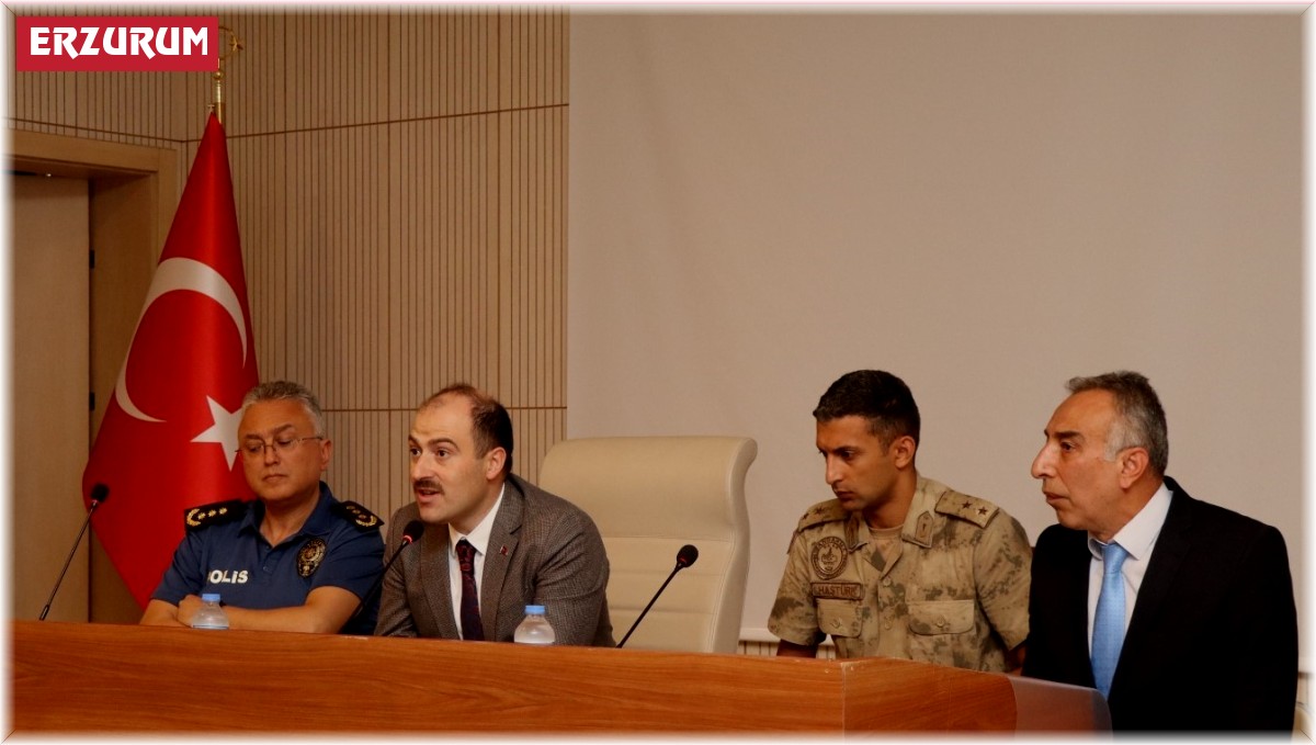 Oltu'da eğitim için güvenlik zirvesi