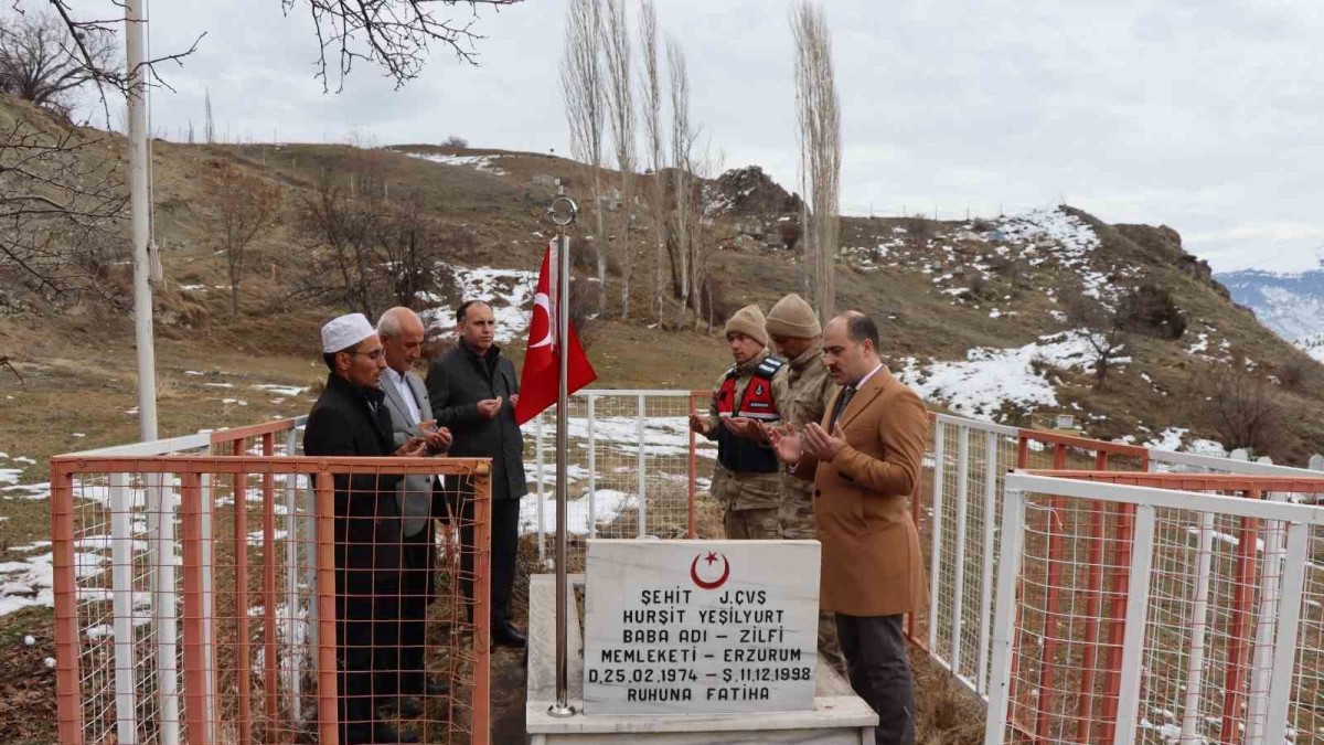 Oltu'da şehide vefa