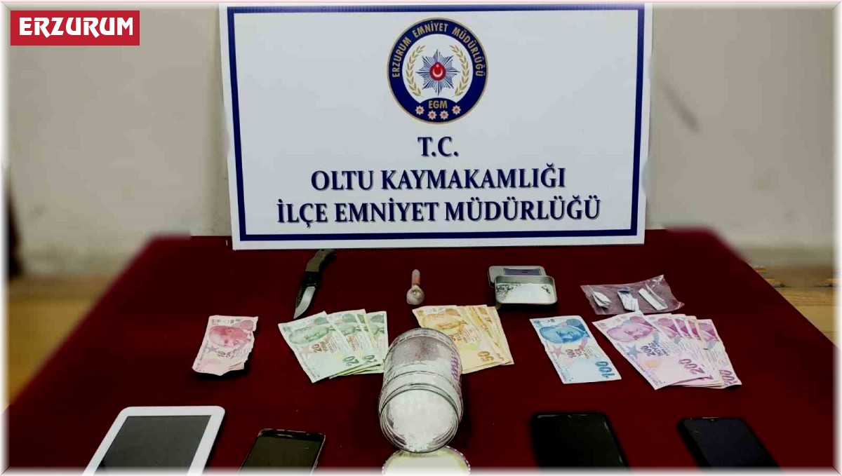 Oltu'da uyuşturucu operasyonu