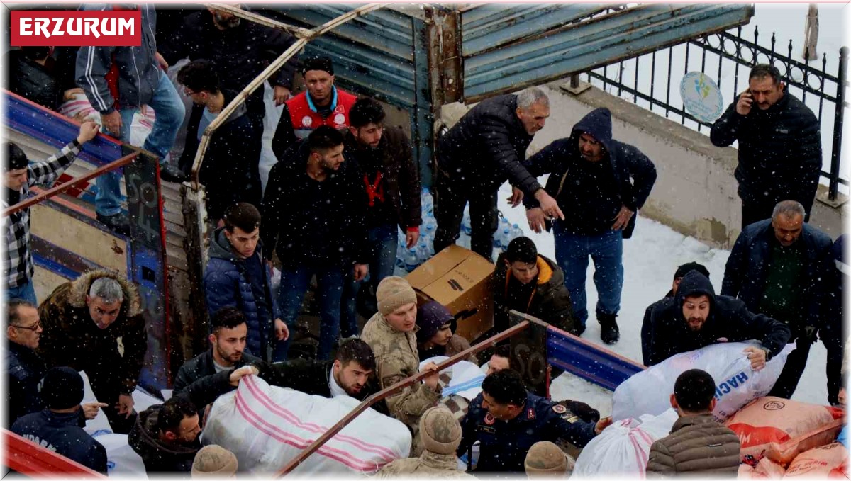 Oltu'da yardım seferberliği