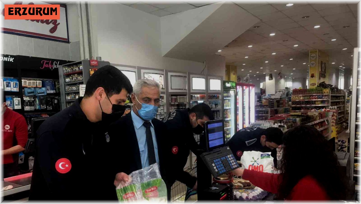 Oltu'da Zabıta ekipleri fiyat denetimini sürdürüyor