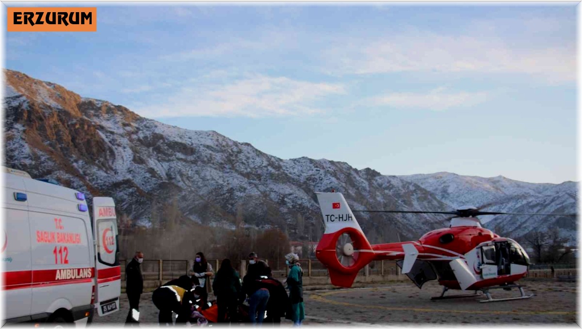 Oltu Devlet Hastanesi'nde gerçeğini aratmayan yangın tatbikatı