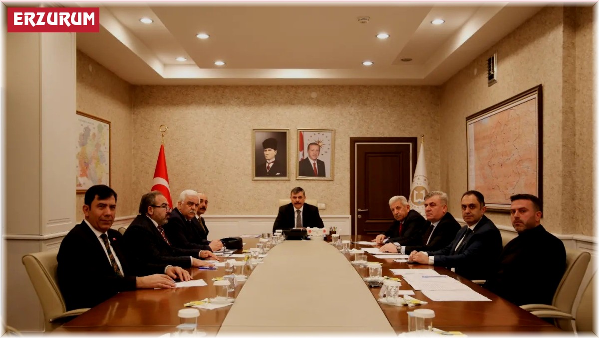 Oltu OSB yönetimi toplandı