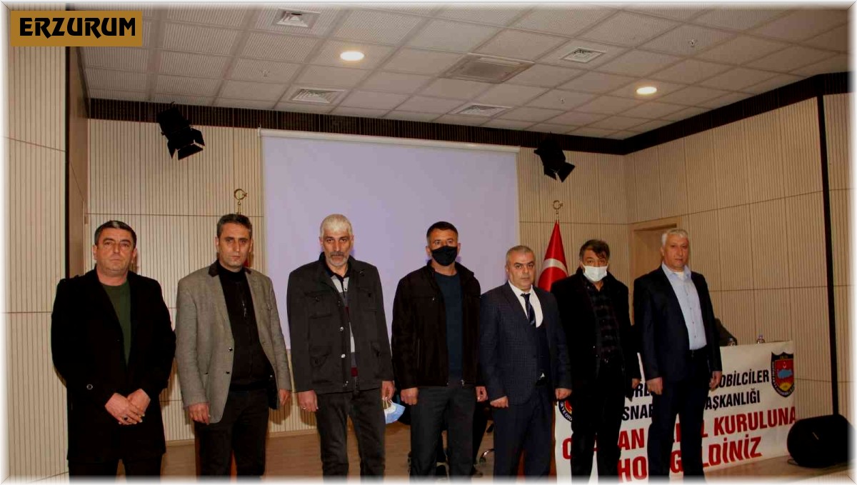 Oltu Şoförler ve Otomobilciler Esnaf Odası Başkanlığına Fidan seçildi