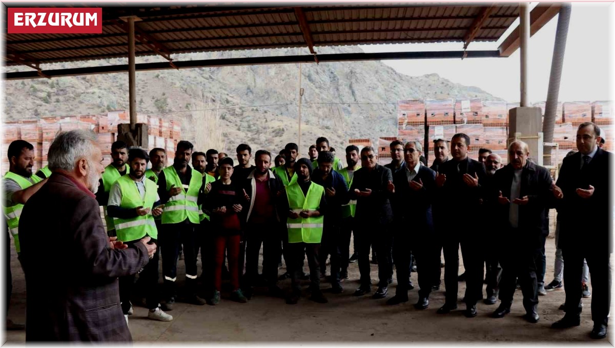 Oltu Tuğla Fabrikası deprem nedeni ile üretime erken başladı