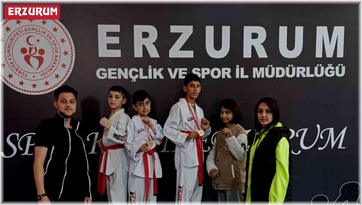 Oltulu minik tekvandocular il birincisi oldu