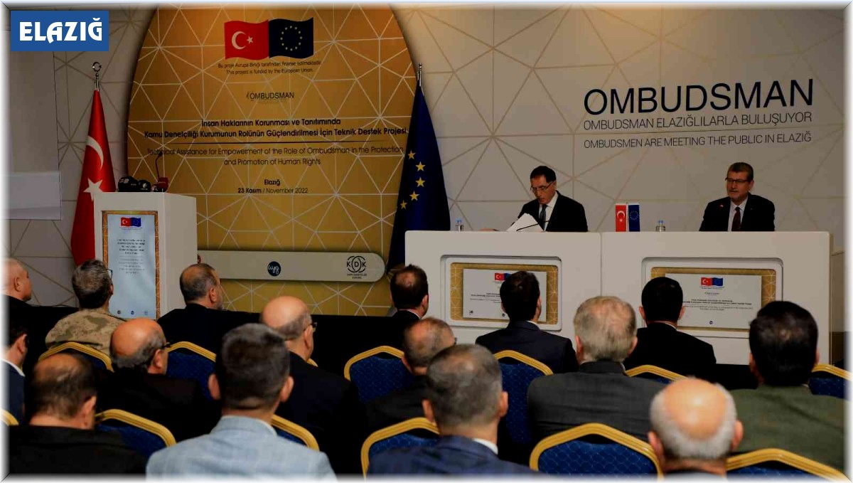 Ombudsman Malkoç Elazığlılara sistemin tarihini anlattı