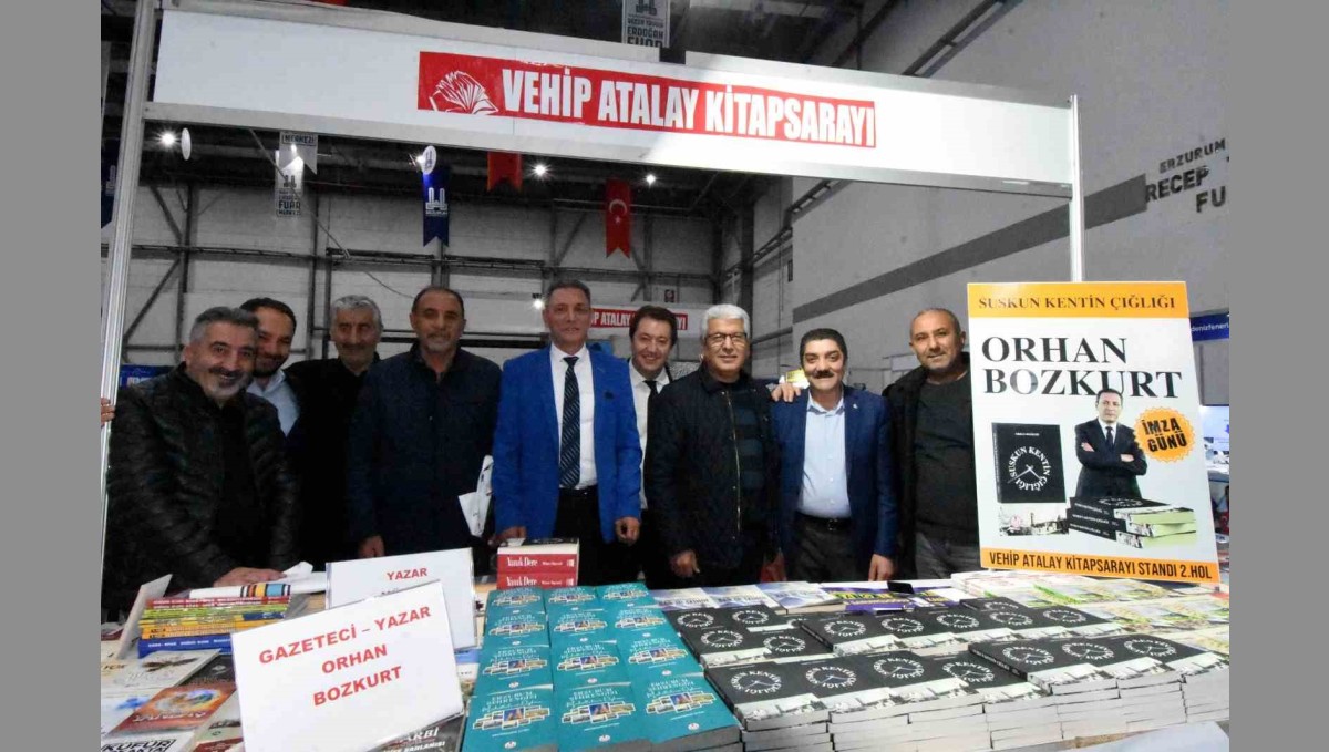 Orhan Bozkurt, "Suskun Kentin Çığlığı" ile okurlarıyla buluştu