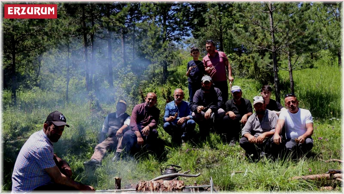 Ormanda cağ kebabı keyfi