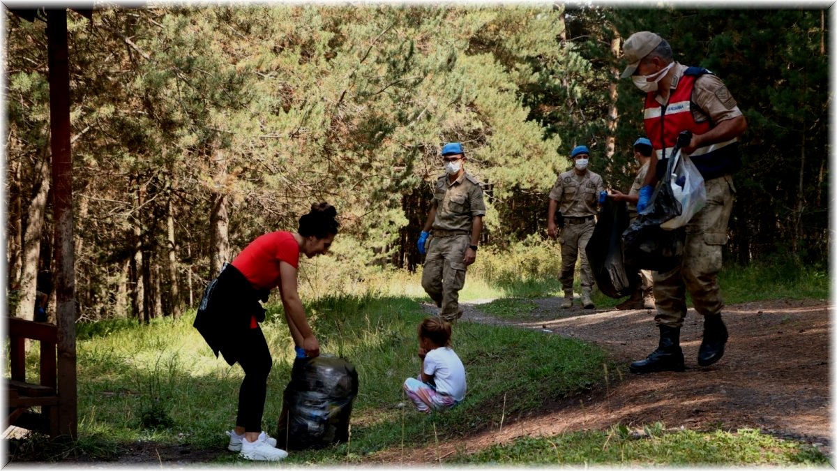 Ormanda çevre temizliği