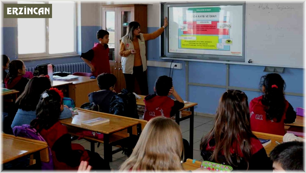 Ortaokul öğrencilerine, "Gıda Güvenilirliği, Gıda Kayıpları ve İsrafı" konularında eğitim verildi