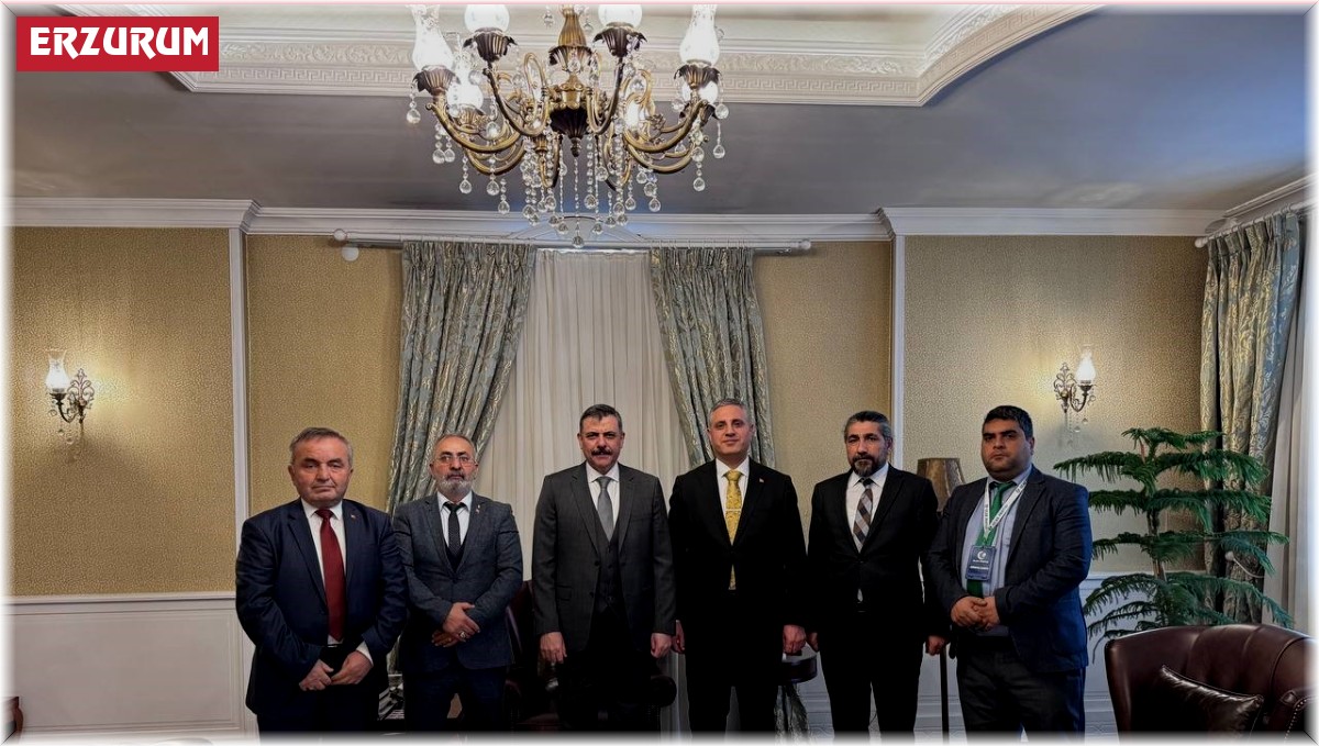 Osmanlı Ocakları Genel Başkanı Canpolat'tan Erzurum Valisi Çiftçi'ye ziyaret