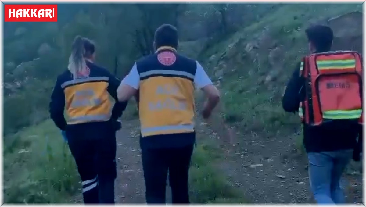 Ot toplarken rahatsızlanan vatandaşın yardımına sağlık ekipleri koştu