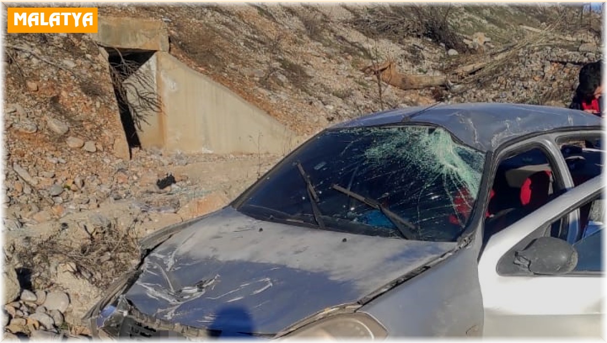 Otomobil şarampole uçtu: 4 yaralı