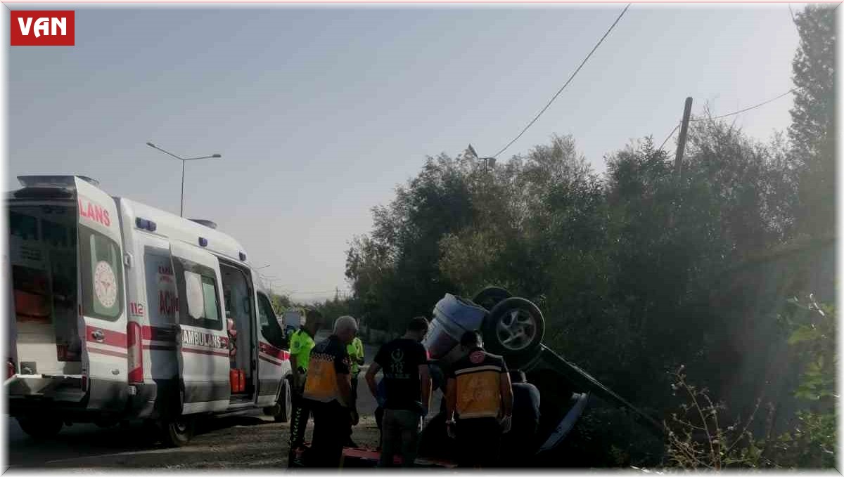 Otomobil takla attı: 2 yaralı