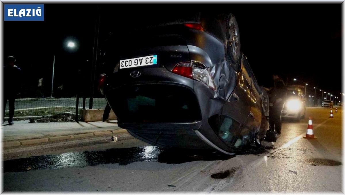 Otomobil takla attı, emniyet kemeri takan sürücünün burnu bile kanamadı