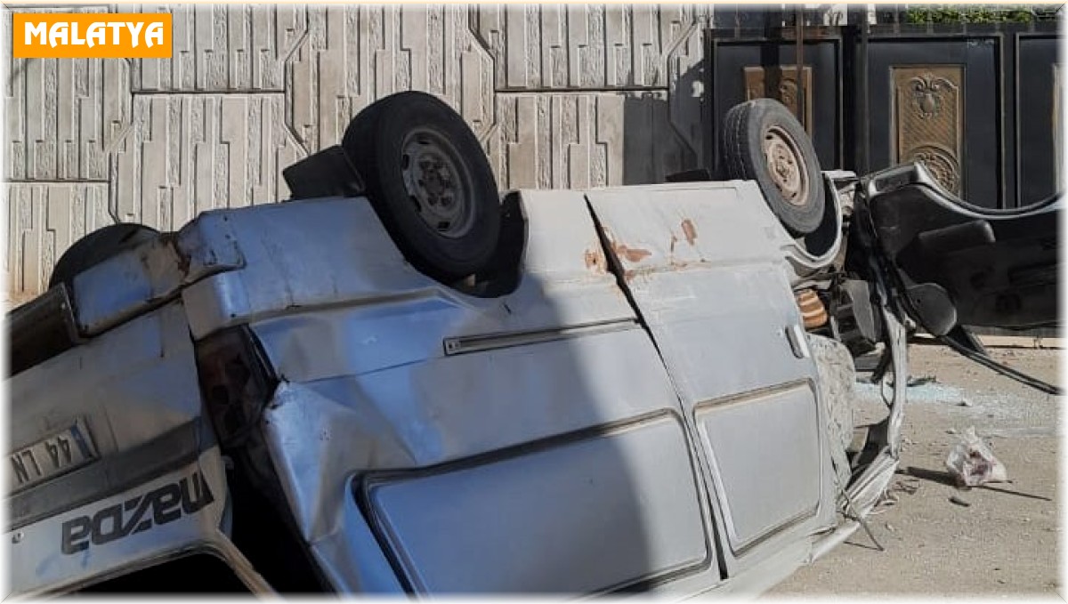 Otomobil viyadükten uçtu: 1 yaralı