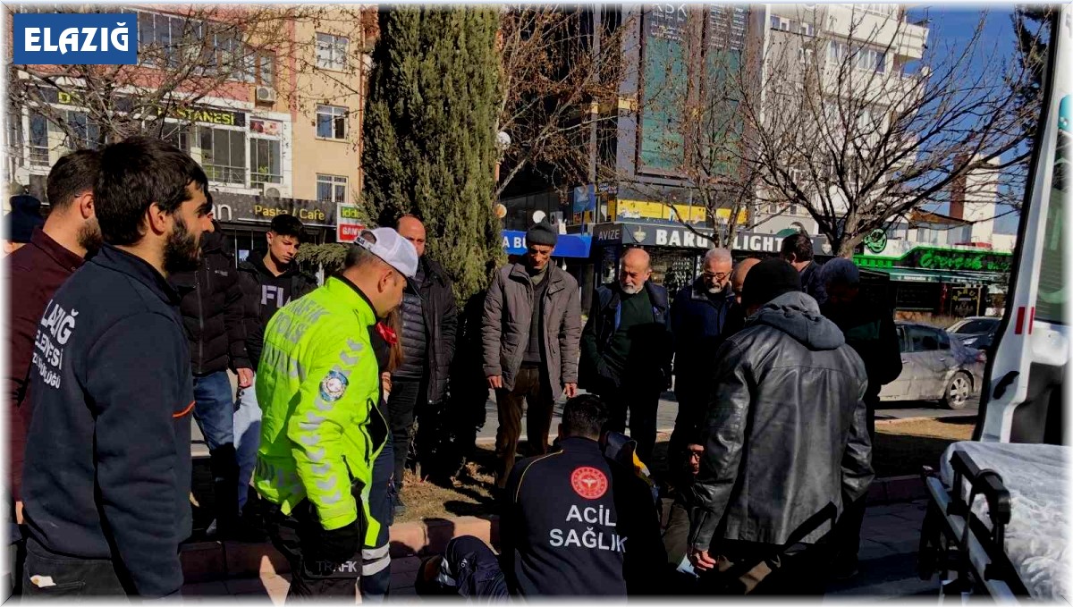 Otomobilin çarptığı yaşlı adam yaralandı