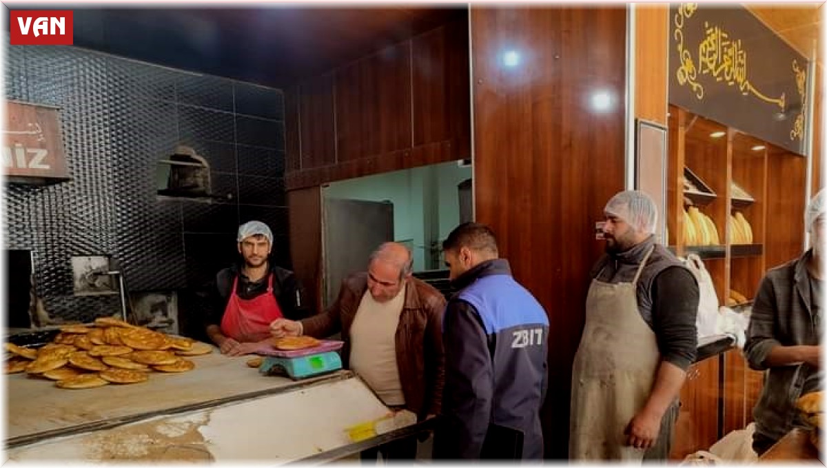 Özalp ilçesinde fırın denetimi