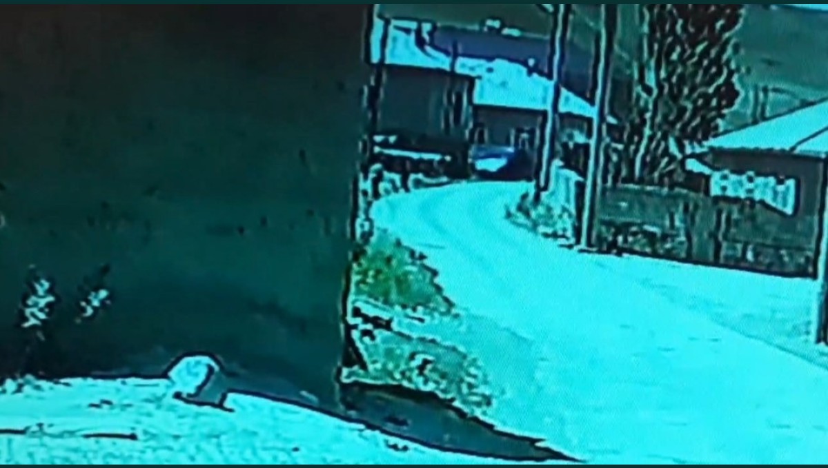 Özalp'ta kamyonet duvara çarptı, çocuklar korkuyla kaçtı