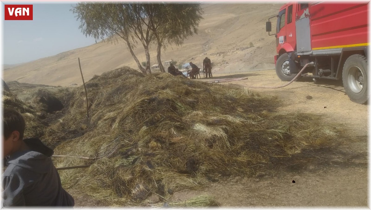 Özalp'te ot yangını kontrol altına alındı