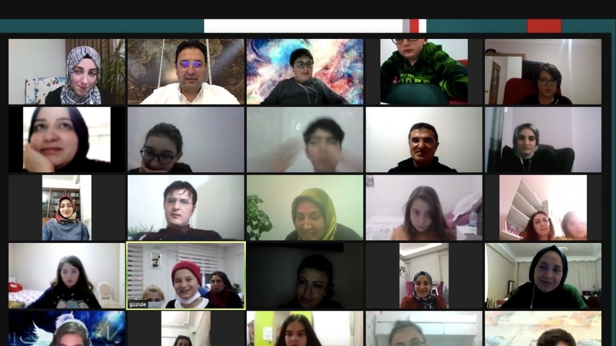 Özel Bilge Koleji Güzide Bakım Merkezini online konuk etti