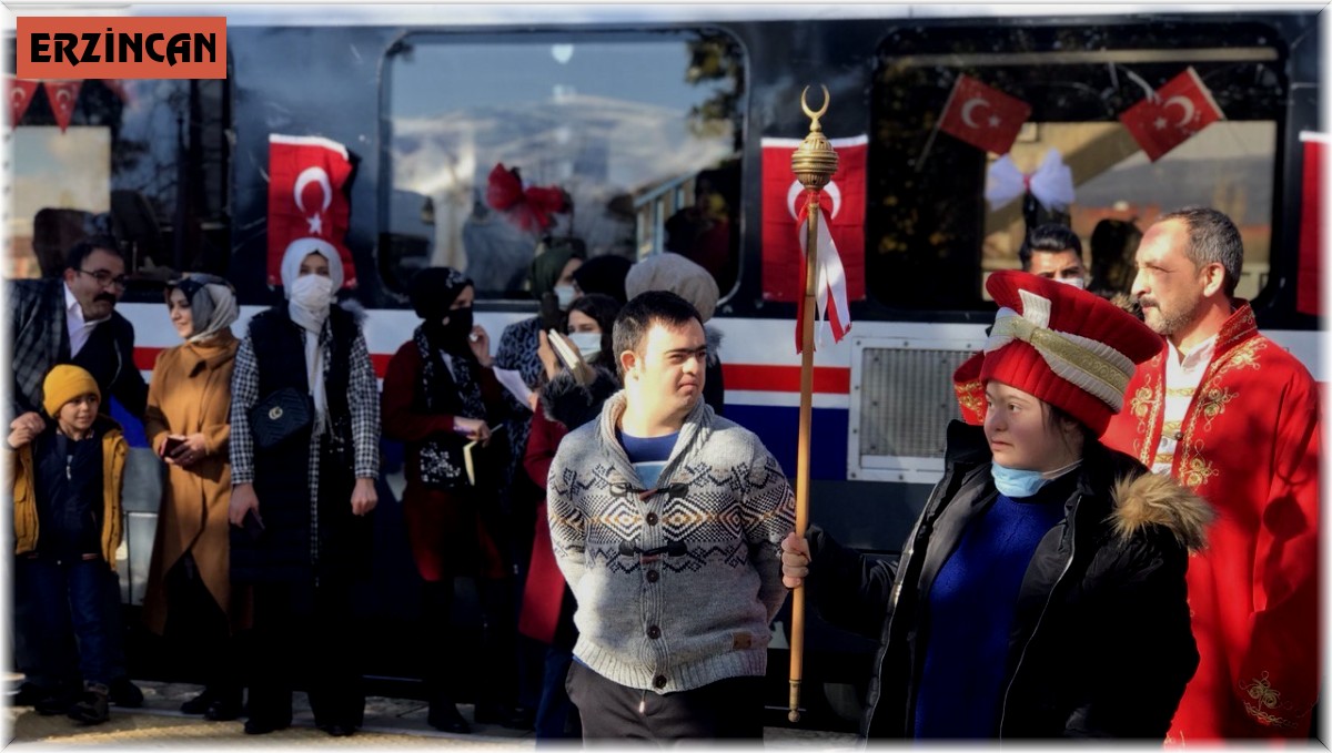 Özel çocukların trenle masalsı yolculuğu
