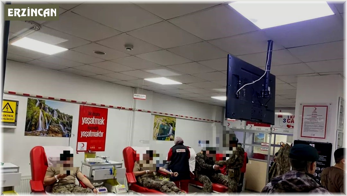 Özel harekat polisleri kan bağışında bulundu